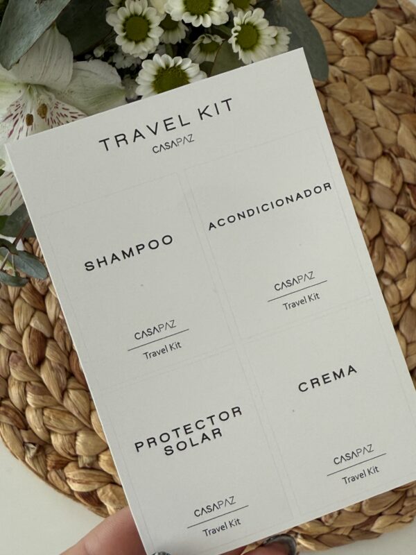 Etiquetas - Travel KIT